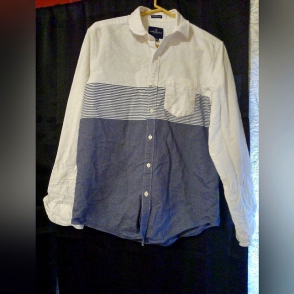 American Eagle Men's Button Down Shirt - Picture 1 of 4